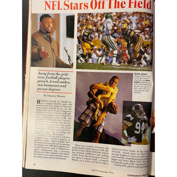 Ebony Magazine, December 1993, Michael Jordan Cover Feature Story - Picture 6 of 16